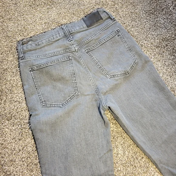 Madewell Vintage women size 27  skinny Jeans-grey - Picture 4 of 15